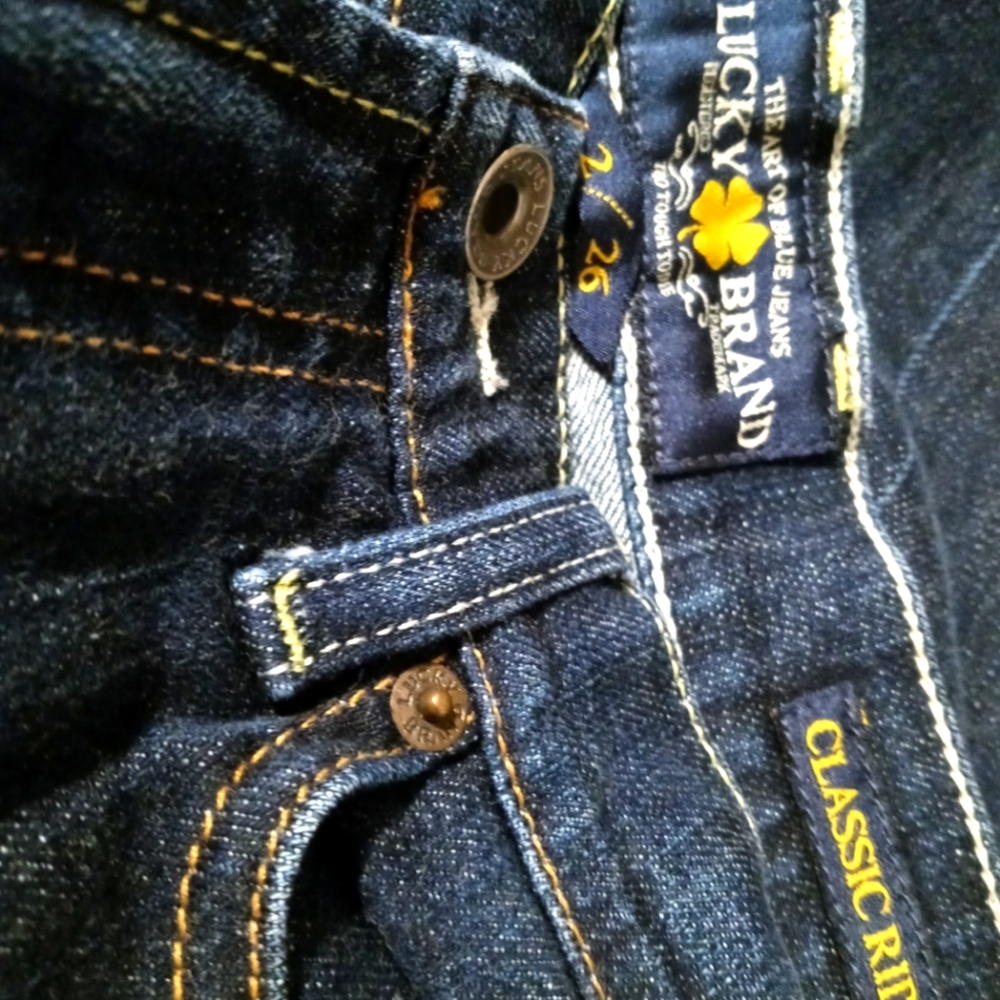 🐦👧LUCKY BRAND LADY JEANS🌴⛵🗻THE SRT OF BLUE 👖 JEANS.